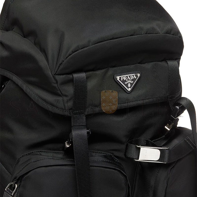 PRADA RE-NYLON AND SAFFIANO LEATHER BACKPACK 2VZ019 (53.5*32*16.5cm)